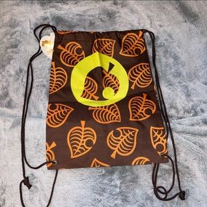 Official Licensed Nintendo Animal Crossing Drawstring Backpack - NWT